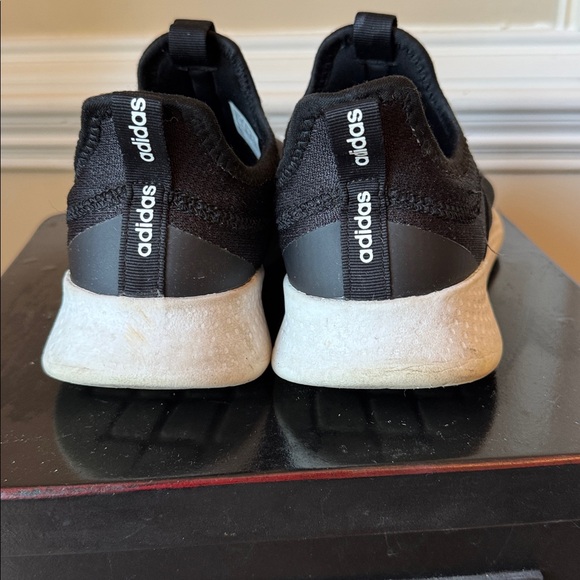 Adidas Puremotion Adapt Sneakers Core Black White Slip-On size 8.5 cloudfoam - Picture 3 of 4